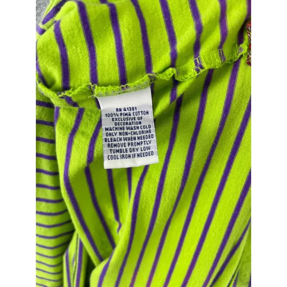 Ralph Lauren Golf Polo‎ Mens M Green Stripe Short Sleeve Rugby Vintage Lisle